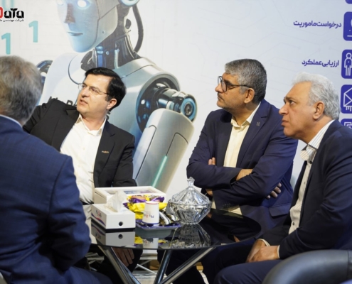 بازدید بانک صادرات از غرفه مای دیتا